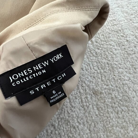 Vintage Jones New York Collection Stretch Blazer Suit Work Jacket 6 - Picture 2 of 9